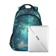thumbnail image 7 of FORMRS Unisex Backpack Elementary School Travel Bookbag with Reflective Stripes, Magical Forest Glowing Lights, 7 of 7