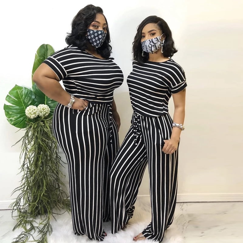 Loose Short Sleeve Jumpsuit Rompers 