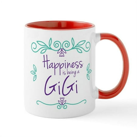 

CafePress - Happiness Is Being A Gigi Mug - 11 oz Ceramic Mug - Novelty Coffee Tea Cup
