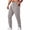 Gray, variant on WAVSUF Men's Athletic Cargo Pants Straight Leg Multi Pockets Loose Fit Fall Sports Comfort Pants Gray L