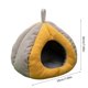 thumbnail image 3 of Guinea Pigs Bed Warm Cave Bed Hamster House Hideouts for Rabbit Guinea Pigs Ferrets Washable Winter Warm Cage Nest White, 3 of 4