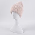 thumbnail image 3 of D-GROEE Unisex Knit Cuff Beanie Hat, Double Layer Thickening Solid Color Winter Warm Knitted Ski Skull Cap for Men Women, 3 of 8