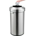 thumbnail image 7 of Global Industrial Stainless Steel Round Open Top Trash Can 16 Gallon, 7 of 7