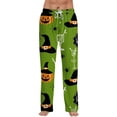 thumbnail image 2 of Satingcolo Mens Pajama Pants Halloween Soft Lightweight Men's Pajama Bottoms Sleep Lounge Pants For Men With Drawstring, 2 of 7
