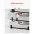 thumbnail image 5 of VEVOR Bi-Folding Sliding Barn Door Hardware Track Kit, 36" Top Mount Track Kit, Slide Smoothly & Quietly, Heavy Duty, Easy to Install, Suitable for Two 16" Closet Pantry Laundry Doors (Not Included), 5 of 9