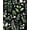 Black and Green, variant on Dark Green Peel and Stick Wallpaper,Black Forest Leaf 17.5"x 393" Contact Paper,Modern Botanical Greenery Wall Paper For Bathroom Bedroom Cabinet Vinyl Waterproof Removable Dorm Renter Friendly