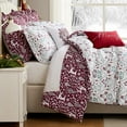 thumbnail image 6 of Southshore Fine Living, Inc. Holiday Bedding Set, Queen/Full Comforter, Holly & Reindeer Print, 6 of 8