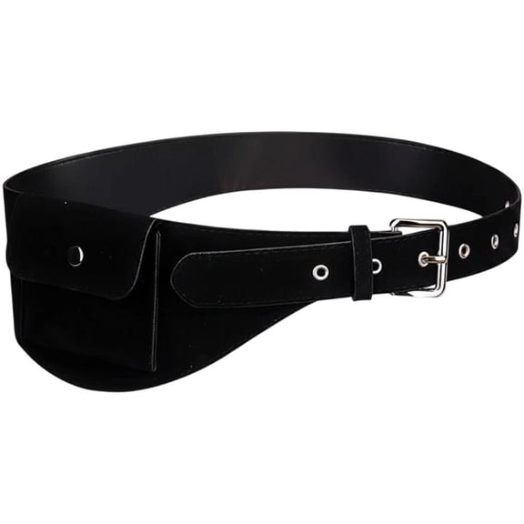 Slccxzc Retro Suede Waist Bag Anti-Theft Belt Bag with Adjustable Strap Lightweight Bum Bag for Travel Daily Commute Sports Hiking
