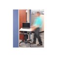 thumbnail image 3 of Ergotron WorkFit-C Single HD - Sit/standing workstation - mobile - rectangular - gray - black base, 3 of 5