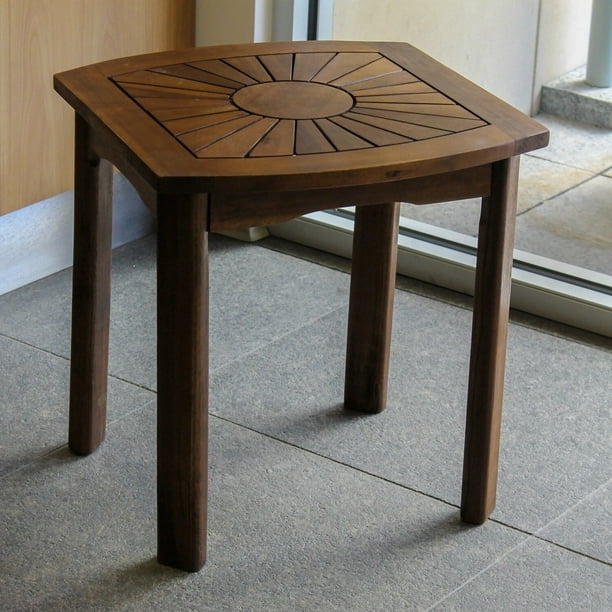 International Caravan Sun Burst Square/Round Side Table International Caravan Sun Burst Square/Round Side Table