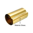thumbnail image 3 of Uxcell Brass Sheet Roll, 0.05x100x1000mm Brass Foil Roll Brass Strip, Gold, 3 of 5