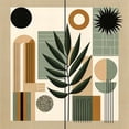 thumbnail image 6 of Ambesonne Monstera Duvet Cover Set, Nature Mid Century Boho, Calking, Beige Evergreen Sepia, 6 of 6
