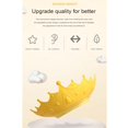 thumbnail image 5 of Gorro de ducha para bebé, gorro impermeable para champú, protege los oídos, los ojos, corona de baño de silicona ajustable XBTCLXEBCO visera de baño para bebé linda forma de corona, 5 of 5