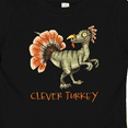 thumbnail image 4 of Inktastic Clever Turkey Thanksgiving Dinosaur Boys or Girls Baby T-Shirt, 4 of 5