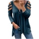 thumbnail image 1 of Blusa informal de manga larga con cuello y cremallera para mujer Fridja  hj4696, 1 of 9