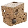 thumbnail image 2 of Cat lounge y casa para gato de cartón - 2 PACK / Kit de 2 piezas para ti que tienes varios gatos! CARTOGRAPHIC GRANDE, 2 of 4