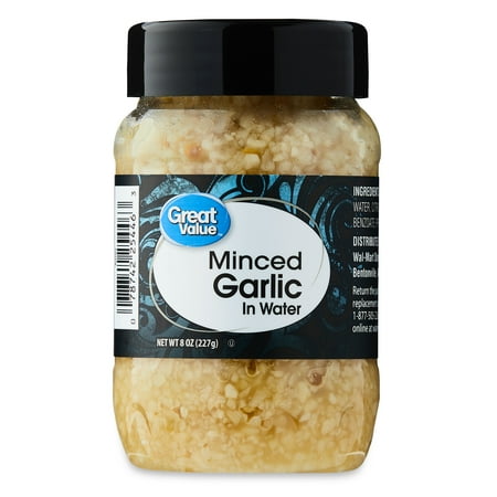 Great Value Minced Garlic in Water  8 oz
