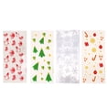 thumbnail image 2 of KEINXS 200Pcs Counts Christmas Cellophane Bags Christmas Goodie Treat Bags Holiday Xmas Candy Gift Bags with Counts Twisted Ties for Christmas Festivals Party Supplies, 2 of 7