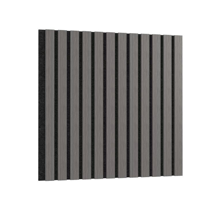 4Pcs Sound Absorbing Foam Squares, 23.8 x 23.8 x 0.47 inches, Dense Noise Reduction Wall Tiles, Fire-Safe Acoustic Squares, Sound Insulation Panels for Studio Wall and Ceiling, Black