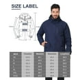 thumbnail image 7 of CAMEL CROWN Men’s Ski Jacket with Inner Fleece 3 in 1 Waterproof Winter Jacket, 7 of 7
