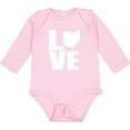 thumbnail image 3 of Inktastic Ohio Love Boys or Girls Long Sleeve Baby Bodysuit, 3 of 5