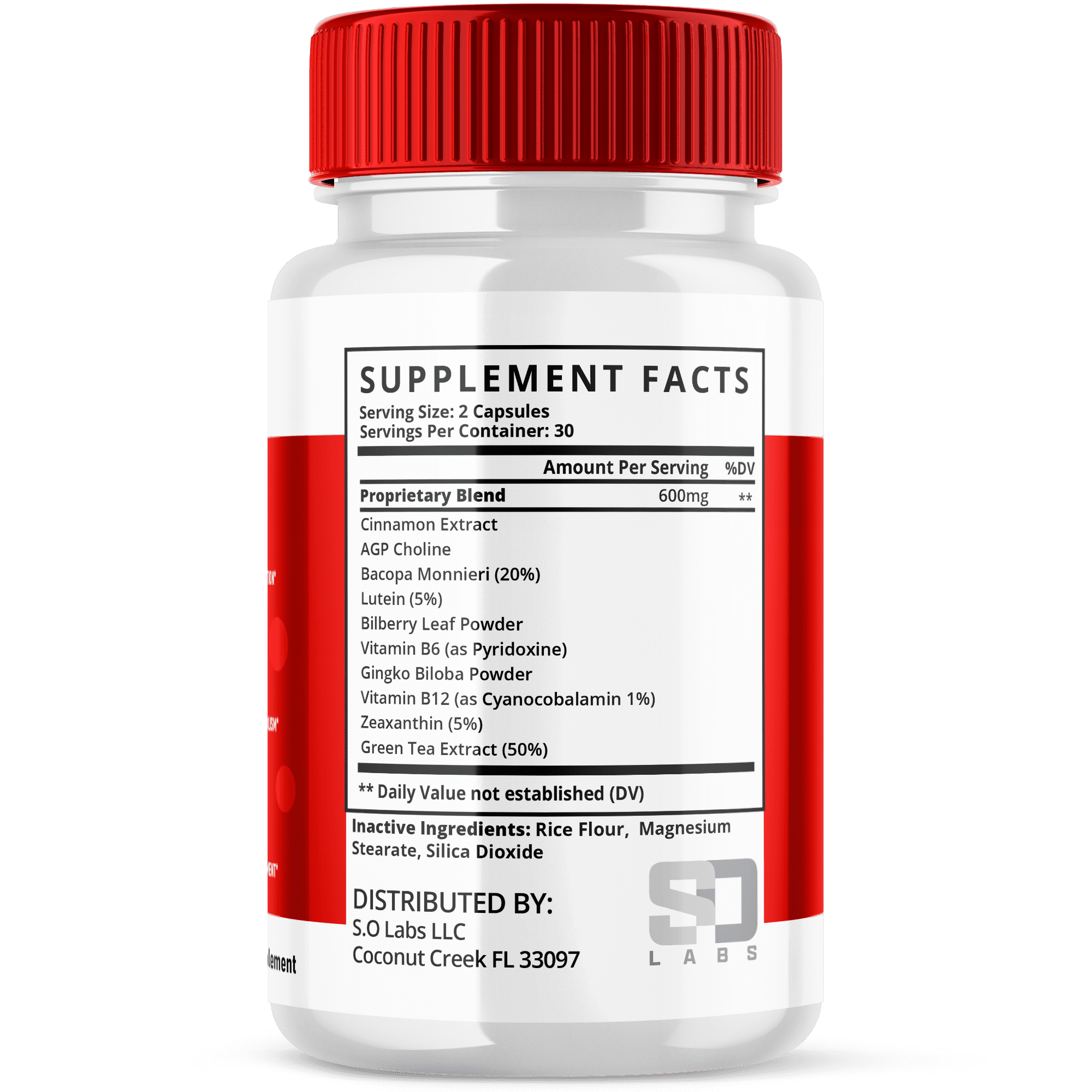 GlucoZone Blood Support Pills Advanced Formula Vitamin Supplement 120 Capsules