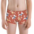 thumbnail image 5 of Yiaed Cute Poodle Dog Print Boys' Boxer Briefs Cotton Casual Stretch Comfort Boys Boxers - Kids Boxer Briefs Underwear for Boys (6-18)-Medium, 5 of 5