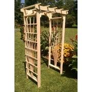 A & L Furniture Concord 7 ft. Wood Arbor