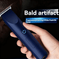 thumbnail image 3 of Men Pro Electric Hair Clippers Beard Trimmer Cutting Barber Shaving Machine, Blue, 3 of 9