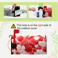 thumbnail image 4 of Happy Valentines Day Mailbox Covers Magnetic Standard Size Valentine Mailbox Post Cover Red Heart Truck Floral Flower Valentine''s Day Mailbox Decor Waterproof Mailbox Wraps 21 * 18 Inch, 4 of 6