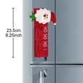 thumbnail image 3 of 2024 Fundas navideñas para manijas de refrigerador, horno microondas, cubierta de manija de puerta de lavavajillas de Papá Noel, decoración de fiesta de Navidad y Año Nuevo, 3 of 5