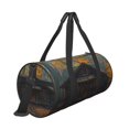 thumbnail image 3 of Fotbe Rustic Cabin Autumn Forest Pattern Foldable Sports Gym Bag with Wet Dry Pocket, Ultralight Travel Bag, Large Capacity Duffel Bag, Splash Proof Carry on Bag, Overnight Bag, Weekender Bag, 3 of 8