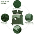 thumbnail image 5 of HIG Light Weight Down Alternative Comforter Set, Queen, Green, Reversible, 5 of 9