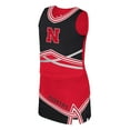 thumbnail image 2 of Girls Youth Colosseum Scarlet Nebraska Huskers Lollipop Park Cheer Two-Piece Set, 2 of 3