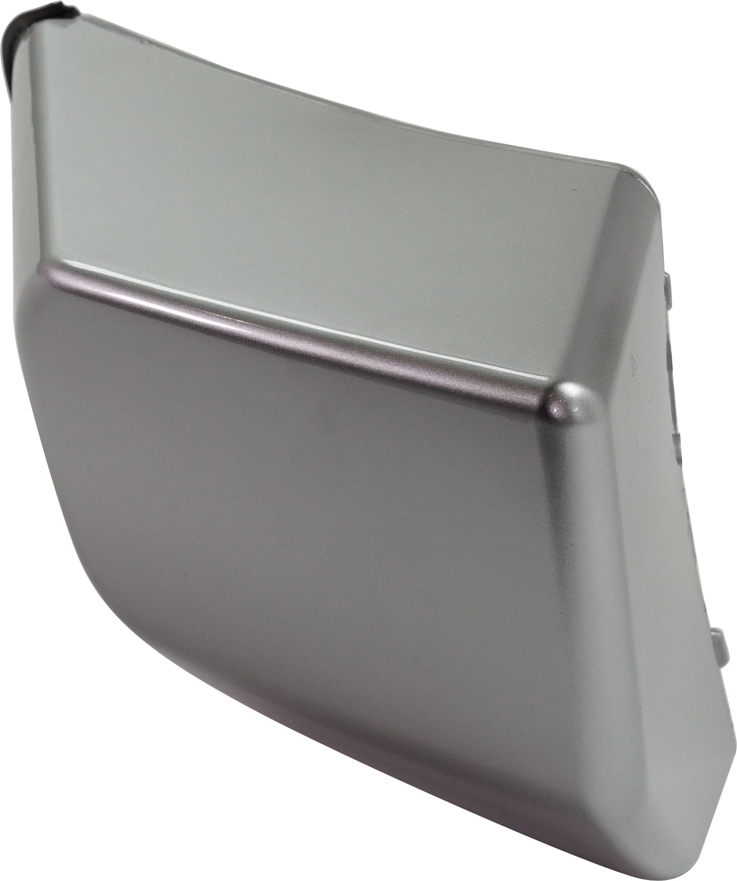 Bumper End Compatible With 2007-2014 Toyota FJ Cruiser Front, Left Driver Plastic Painted Silver