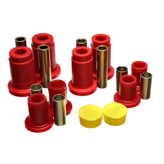 Energy Suspension 92-97 Mercury Gr Marquis / 92-97 Ford Crown Victoria Red Front End C/A Bushing Set Fits select: 1992-1997 MERCURY GRAND MARQUIS, 1993-1997 FORD CROWN VICTORIA LX
