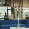 Efavormart Set of 2 | 32" Clear Reversible Clarinet Glass Trumpet Vase ...