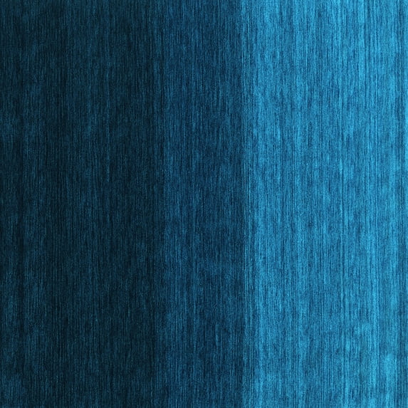 Ahgly Company Indoor Square Abstract Light Blue Contemporary Area Rugs, 6' Square