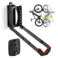 thumbnail image 1 of Soporte de pared para bicicleta MonteK, giratorio, fácil de cargar, 35 kg de capacidad, 1 of 9