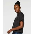 thumbnail image 2 of LAT B06838504 Women Boxy T-Shirt, Black Leopard - Medium, 2 of 5