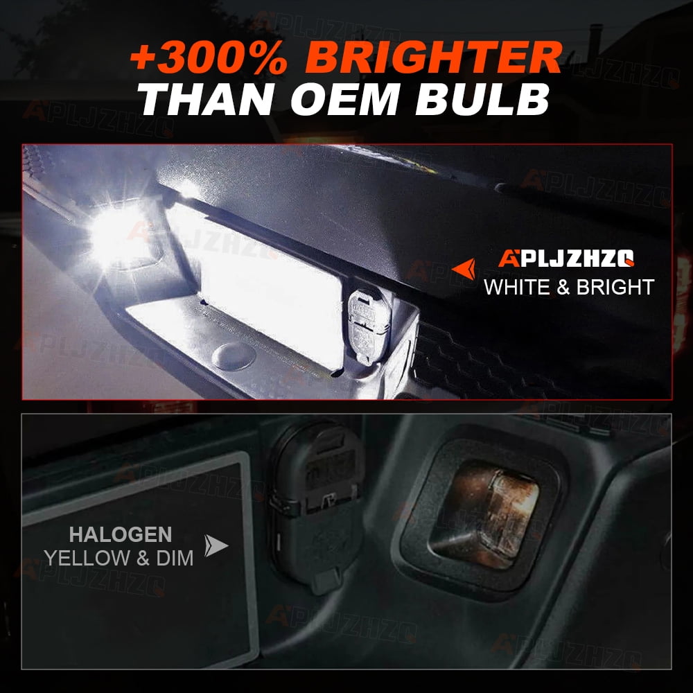 Fit DODGE RAM 2010-2018 1500 2500 3500 LED License Plate Light White Accessories