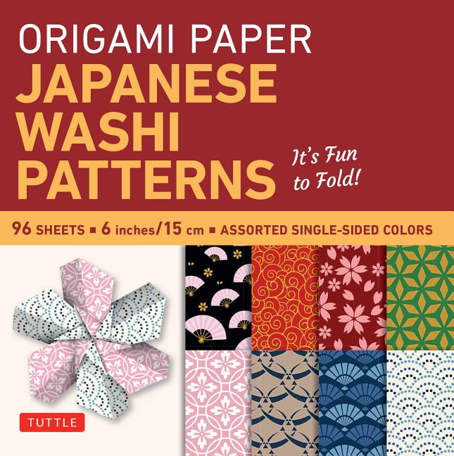 Origami Paper Japanese Washi Patterns 6" 96 Sheets Tuttle