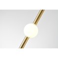 thumbnail image 3 of Design Living 1-Light D3.94'' Gold Single Pendant Light with a White Acrylic Shade, 3 of 6