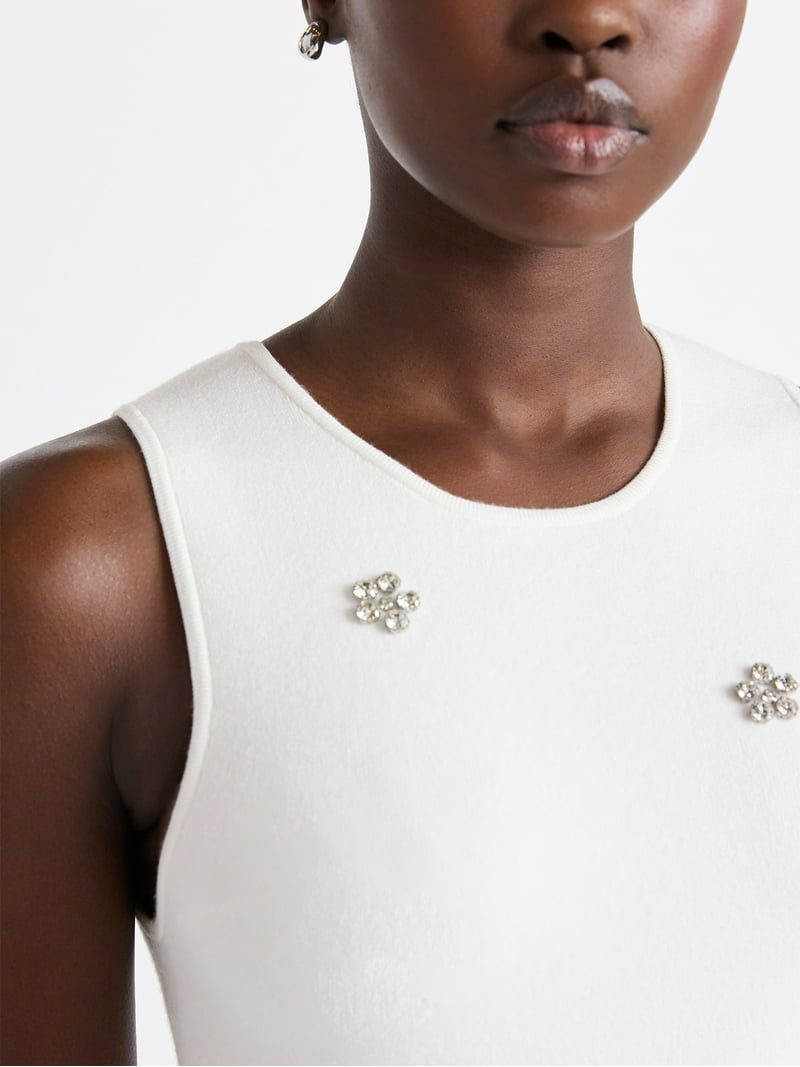 Free Assembly Women's and Women's Plus Beaded Sleeveless Midi Sweater Dress,  Sizes, XS-4X - Walmart.com