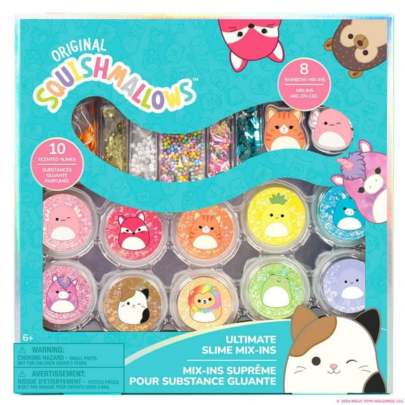 Original Squishmallows™ Ultimate Slime Mix'Ins, 10-Pack, Age Range: 6+