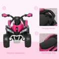thumbnail image 6 of Resenkos Toy Car,NO Power Kids Ride On Push Car, Ride Racer, Foot-to-Floor Sliding Car, Walking ATV Toy, Pink, 6 of 7