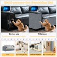 thumbnail image 3 of Protector de muebles contra arañazos de gato, almohadilla adhesiva disuasoria de arañazos de gato de 78,7 x 15,8 pulgadas para muebles, protector de sofá para gatos trepadores de bricolaje, 3 of 6