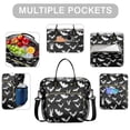 thumbnail image 2 of Halloween Bat Pattern Womens Lunch Box for Work,Insulated Large Lunch Bag for Tween and Teen,Loncheras Para Mujer,Leakproof Adult Lunch Bag for Work,Beach,Travel,Picnic,Camping, 2 of 7