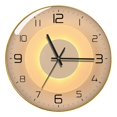 thumbnail image 1 of Abbracc Wall Clock Decorative Wall Watch Clocks frame B gold frame, 1 of 8