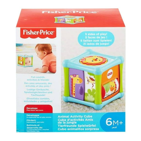 Juguete para Bebé Fisher-Price Mattel Cubo Animalitos Divertidos